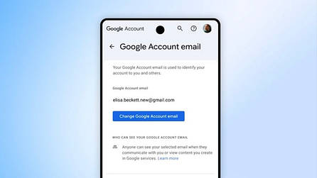 Gmail address change feature starts rolling out in the US