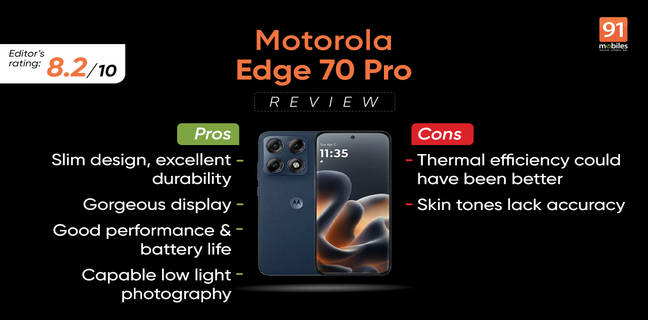 Motorola Edge 70 Pro review: sensible choice for most Motorola Edge 70 Pro review