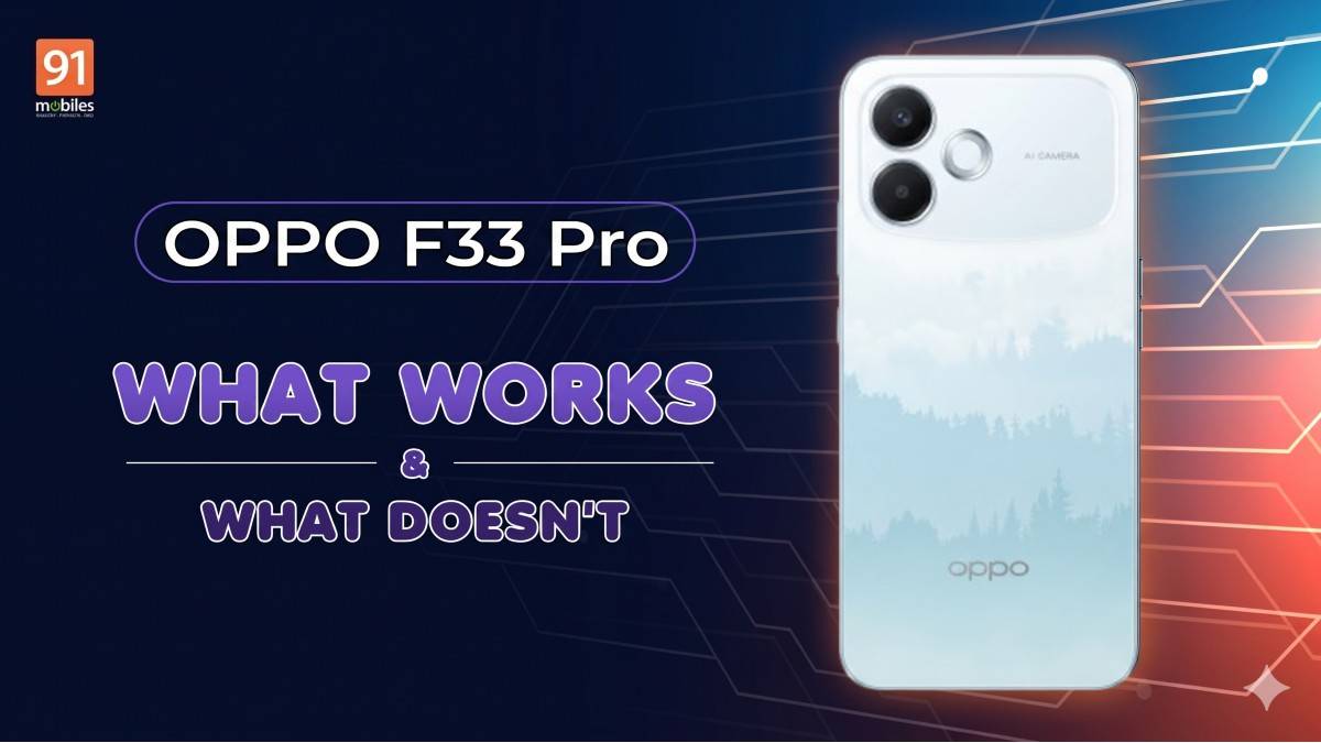 4 reasons to buy OPPO F33 Pro and 2 things to keep in mind
