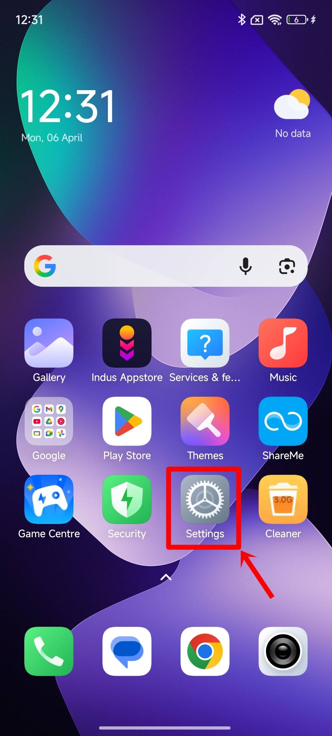 Update to HyperOS 3: Click on Settings
