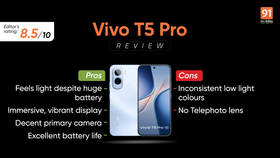 Vivo T5 Pro review: Big 9,020mAh battery, lighter footprint