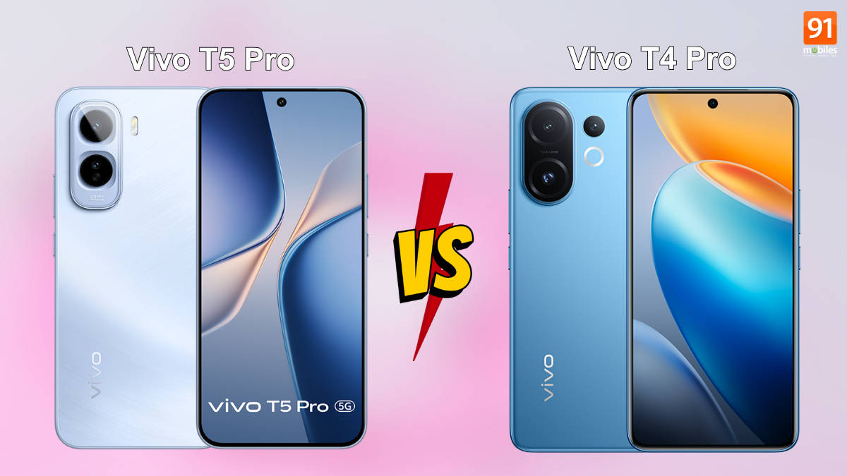 Vivo T5 Pro vs Vivo T4 Pro: is the successor all about upgrades?