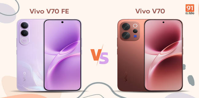 Vivo V70 FE vs Vivo V70 compared: which is the better fit?