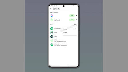 WhatsApp tests 'online contacts' list on Android