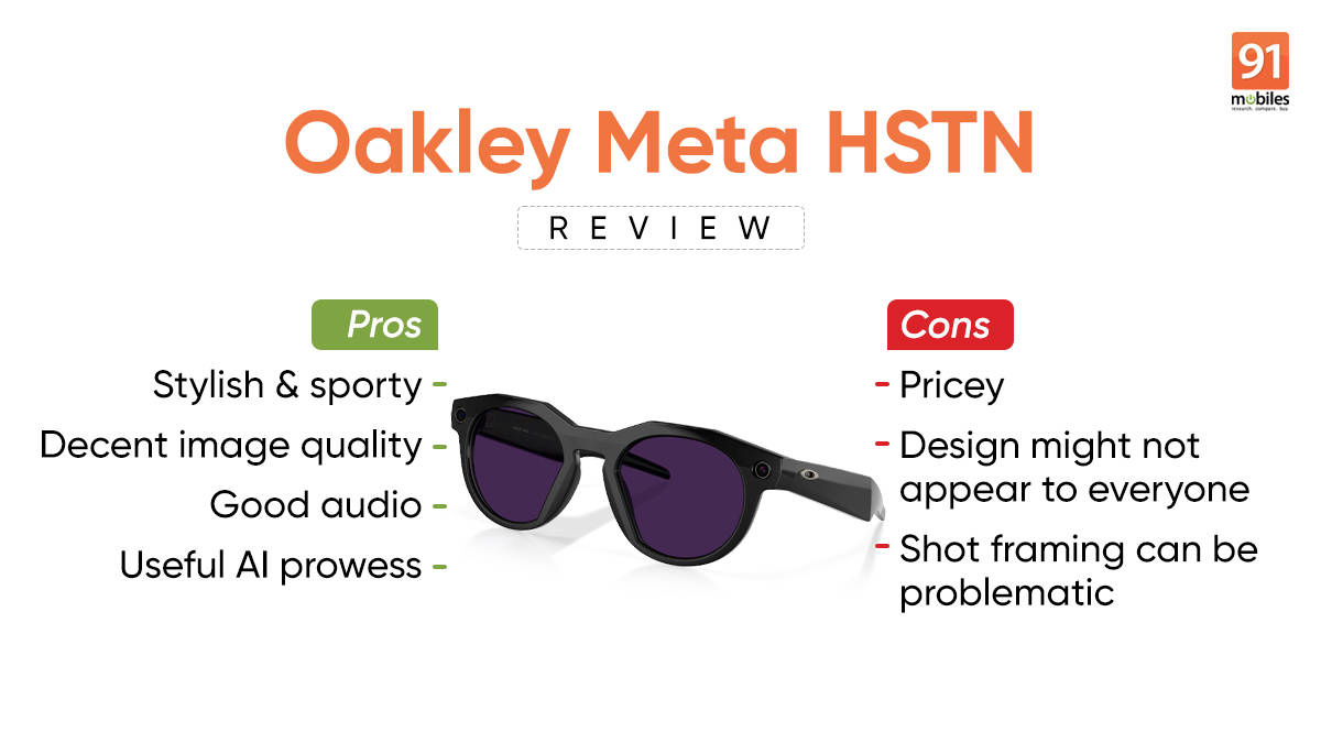 Oakley Meta HSTN review: stylish, sporty, and smart
