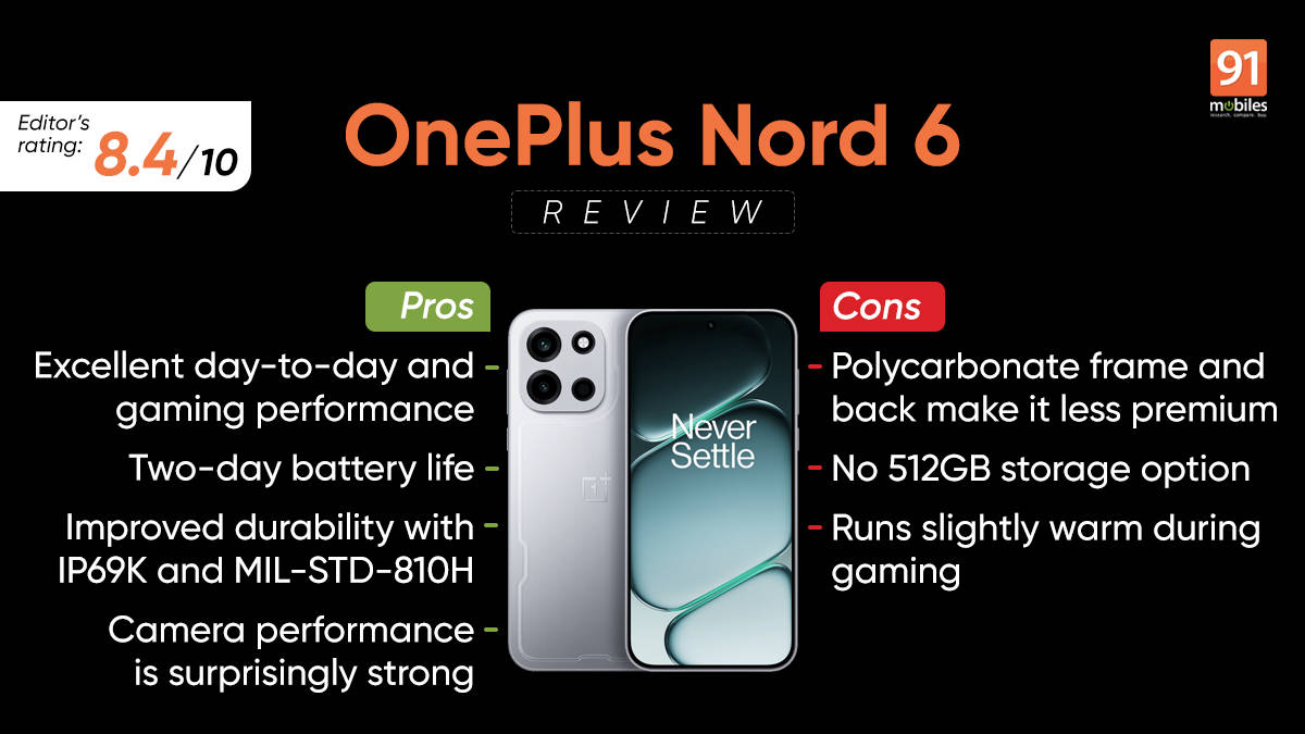OnePlus Nord 6 review: better than the Nord 5 in more ways than you`d expect