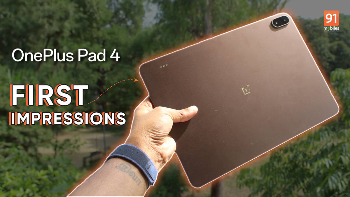 OnePlus Pad 4 first impressions: OnePlus` most ambitious tablet yet