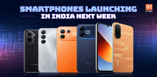 Smartphones launching in India next week: Vivo T5 Pro, OPPO F33 series, and more