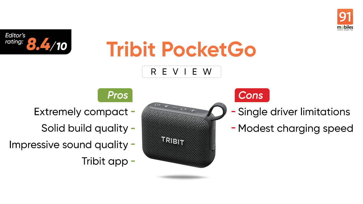 Tribit PocketGo review: value for money that is hard to find