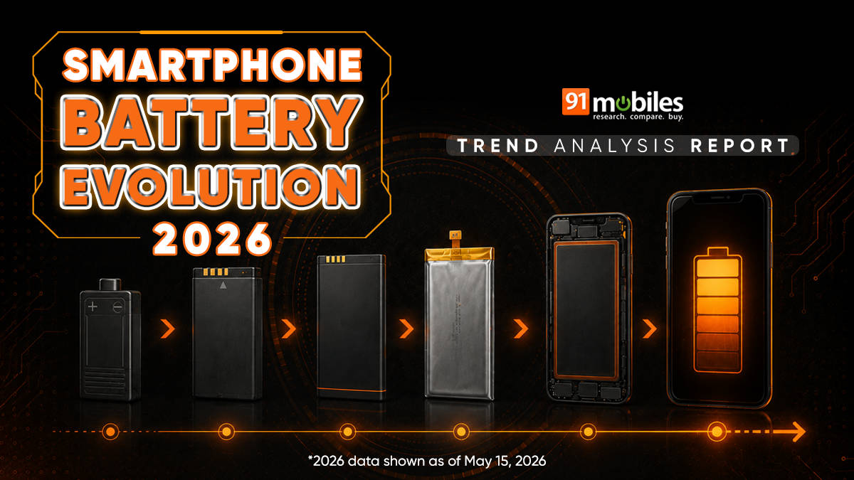 91mobiles trend analysis report: how smartphone batteries have changed over the last 3 years