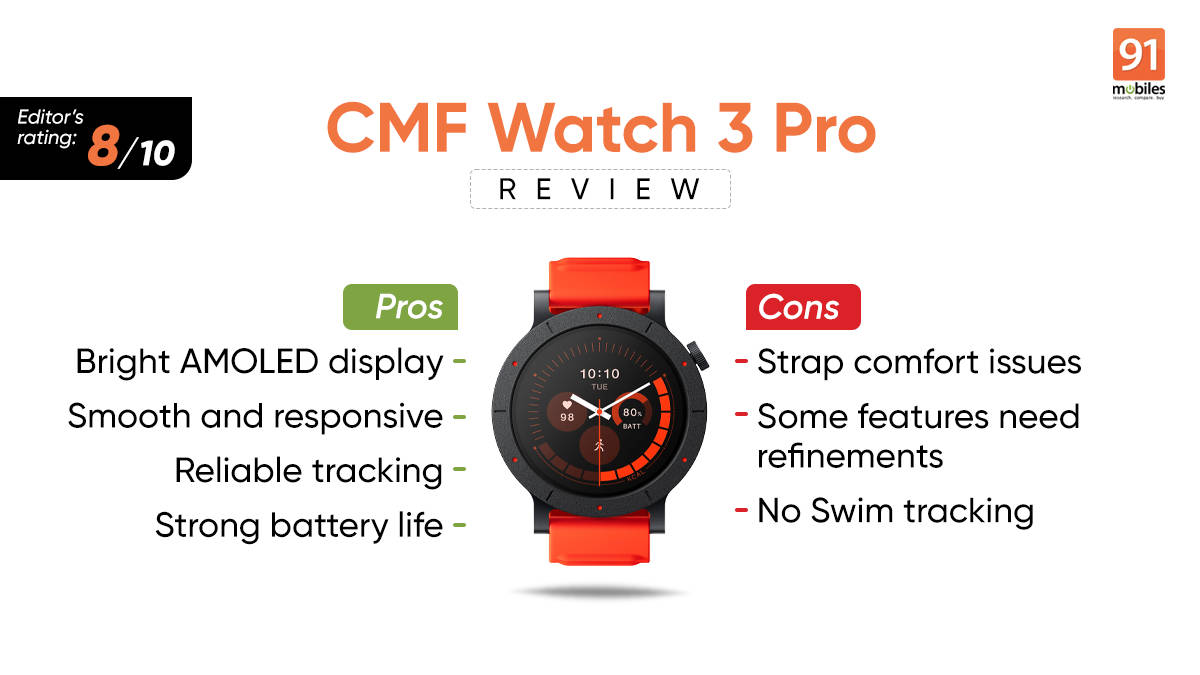 CMF Watch 3 Pro review: style-first smartwatch with strong features and a few rough edges