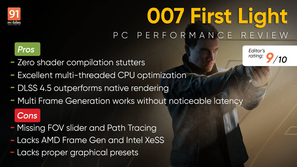 007 First Light PC Performance Review: License to thrill