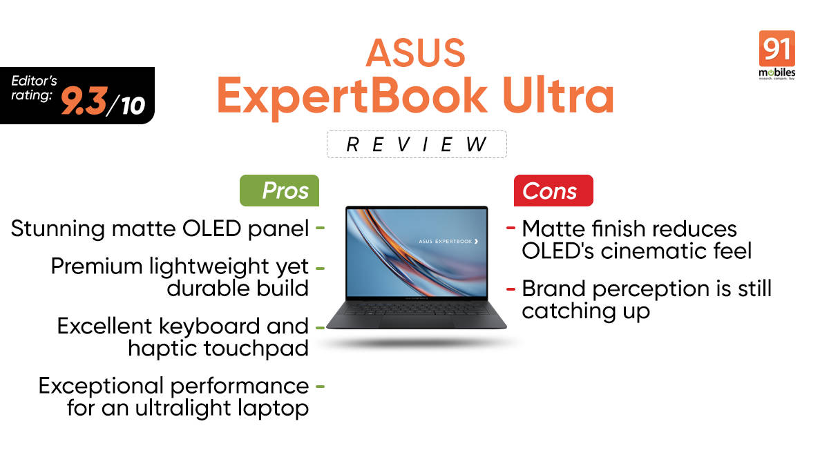 ASUS ExpertBook Ultra (2026) Review: The executive athlete