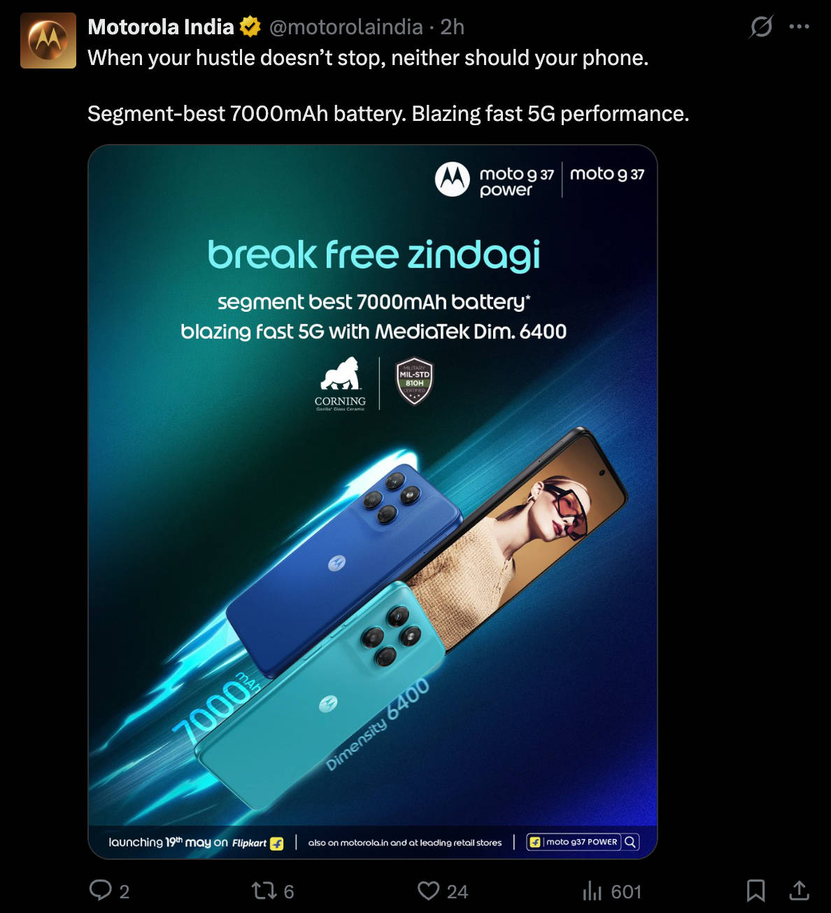 Moto G37 series India launch date confirm; touted with segment-best 7 ...