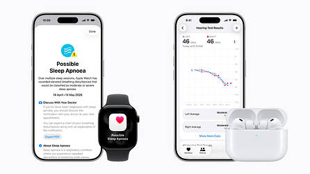 Apple announces Sleep apnea notifications and Hearing Test for Apple Watch and AirPods Pro