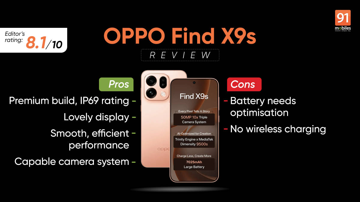 OPPO Find X9s review: goodness of Hasselblad in a sub-flagship
