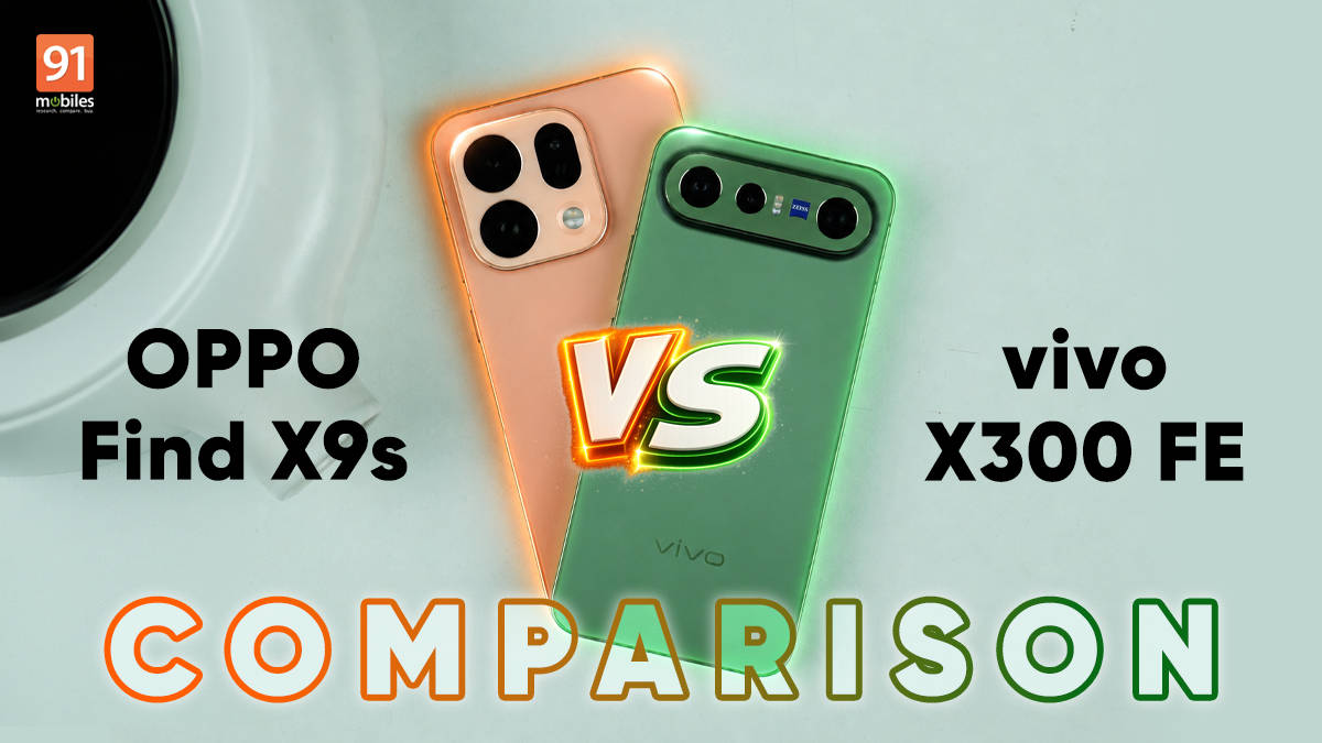 OPPO Find X9s vs Vivo X300 FE comparison: sub-flagships with identical pricing, but not the same