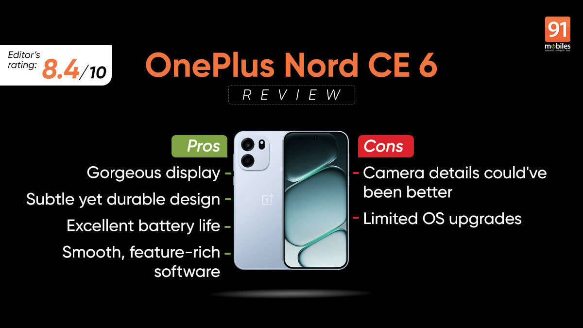 OnePlus Nord CE 6 review: almost the complete package under Rs 30,000
