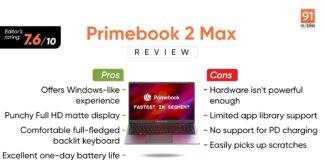 Primebook 2 Max review: A step in the right direction