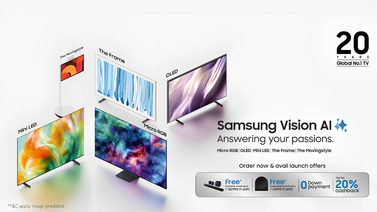 Samsung launches 2026 Vision AI TV lineup in India with 72 models, including its first Micro RGB TVs