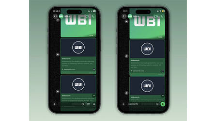WhatsApp's "Liquid Glass" chat design leaks with floating input bar and translucent UI