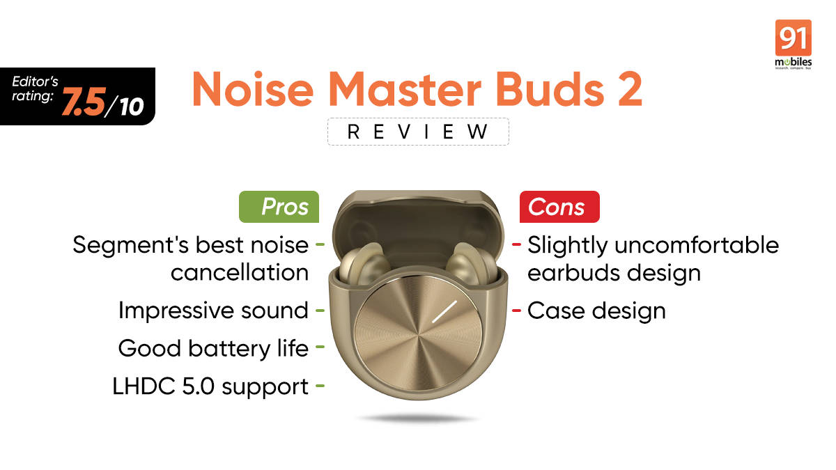 Noise Master Buds 2 review: sound on some fronts, flawed on others