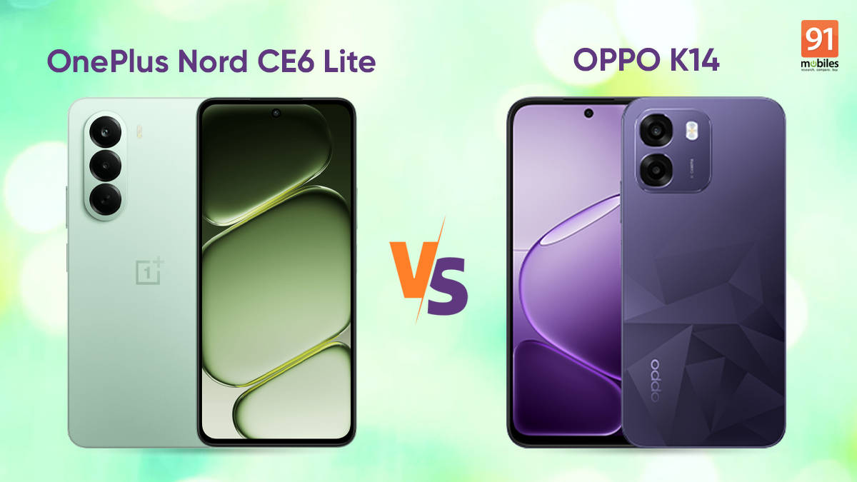 OnePlus Nord CE6 Lite vs OPPO K14: which phone is the better budget pick?