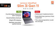 Lenovo IdeaPad Slim 3i Gen 11 Review: Premium panther, painful price? Related Article