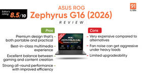 ASUS ROG Zephyrus G16 (2026) Review: Performance per kilogram, perfected