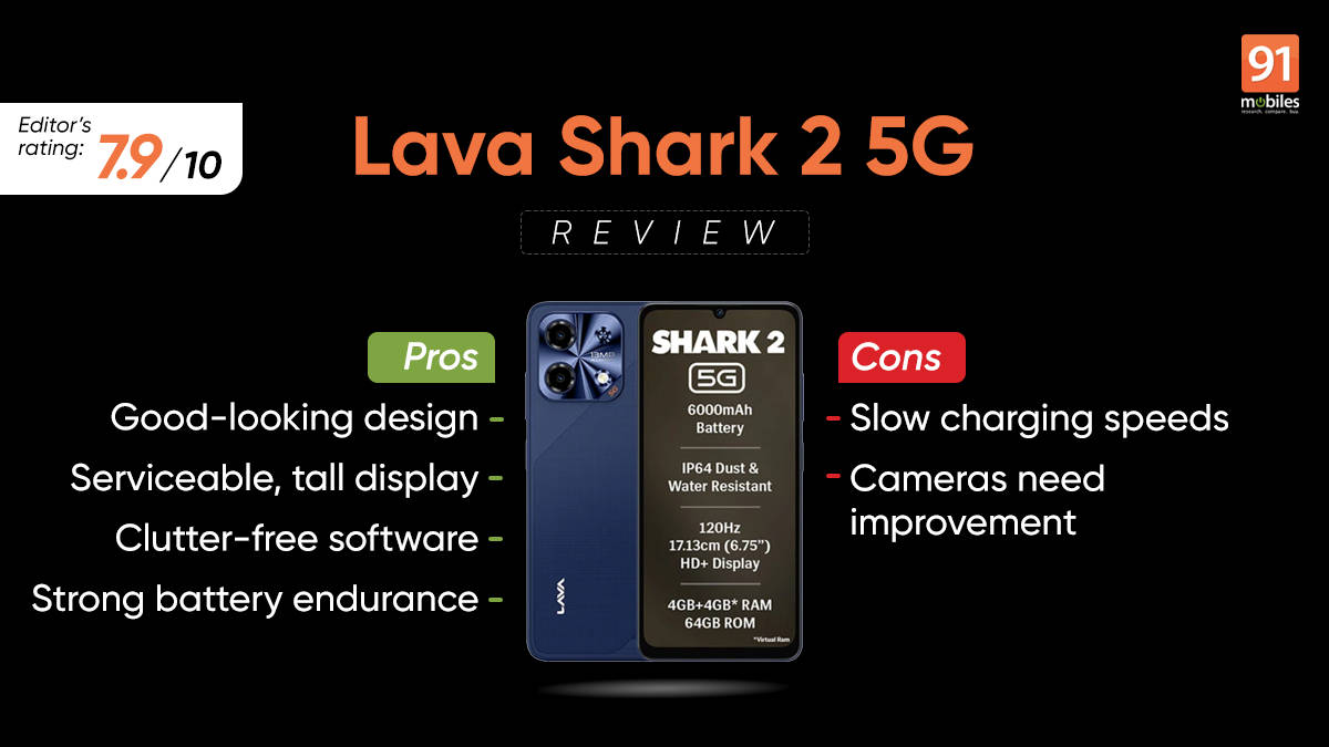 Lava Shark 2 5G review: a new 5G contender under Rs 15,000