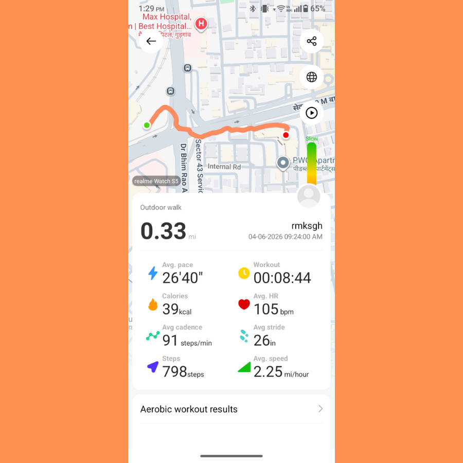 Realme Watch S5 health stats (2)