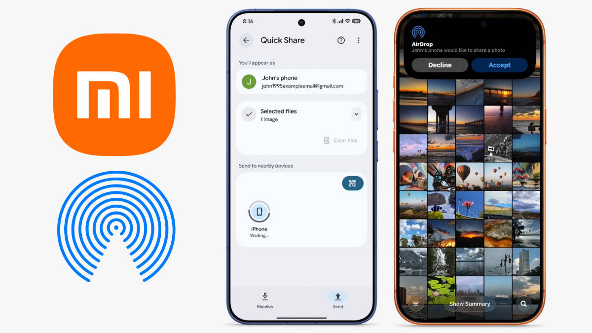 Xiaomi HyperOS 3 is the next Android skin to gain AirDrop support for sharing files with Apple devices