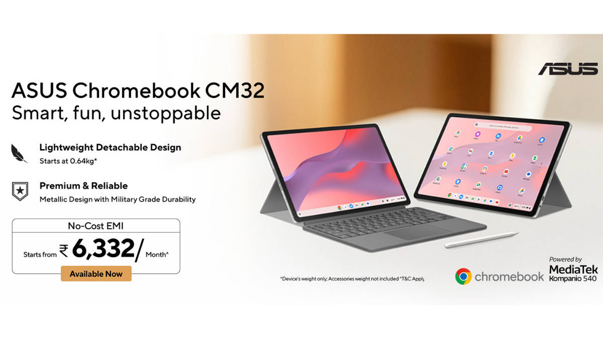 ASUS brings detachable Chromebooks to India