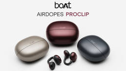 boAt Airdopes ProClip open-ear earbuds launched with minimal audio leakage technology under Rs 2,000 Thumbnail