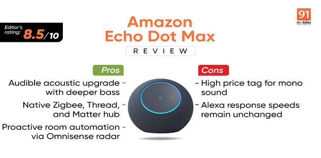 Amazon Echo Dot Max review: The smartest Echo Dot yet