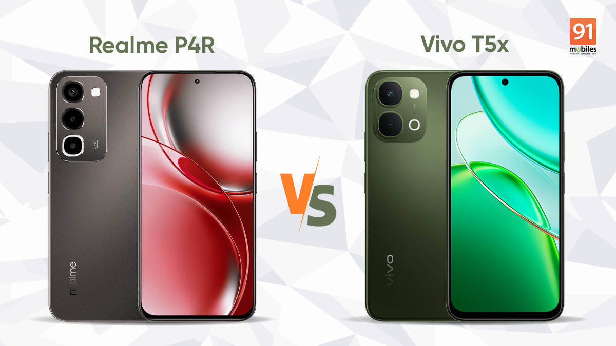 Realme P4R and Vivo T5x compared: which budget phone offers better value?