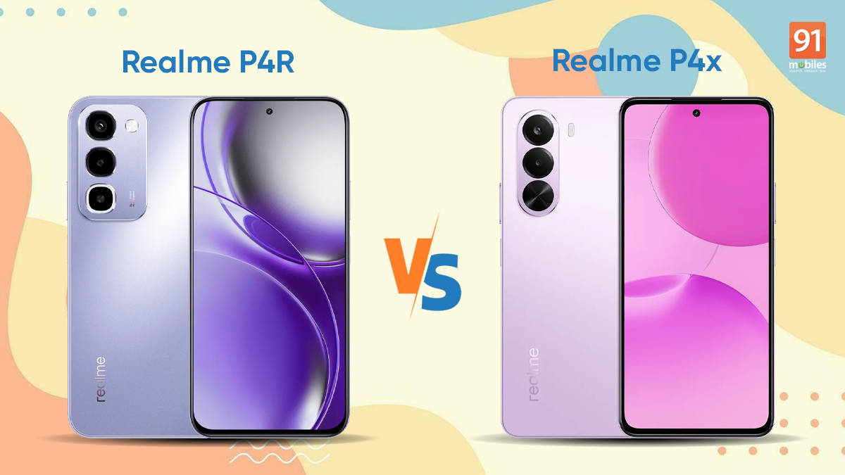 Realme P4R vs Realme P4x: what are the differences?