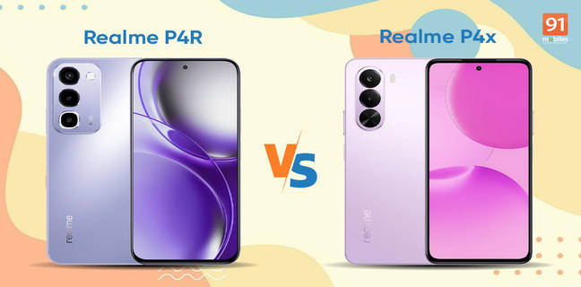 Realme P4R vs Realme P4x: what are the differences?