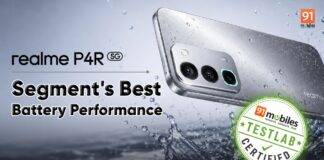 realme P4R offers the segment’s best battery performance: 91mobiles TestLab