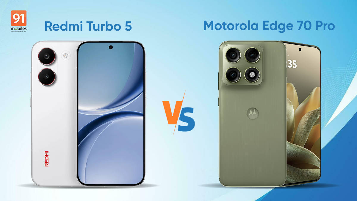 Redmi Turbo 5 and Motorola Edge 70 Pro compared: which phone fits your needs better?