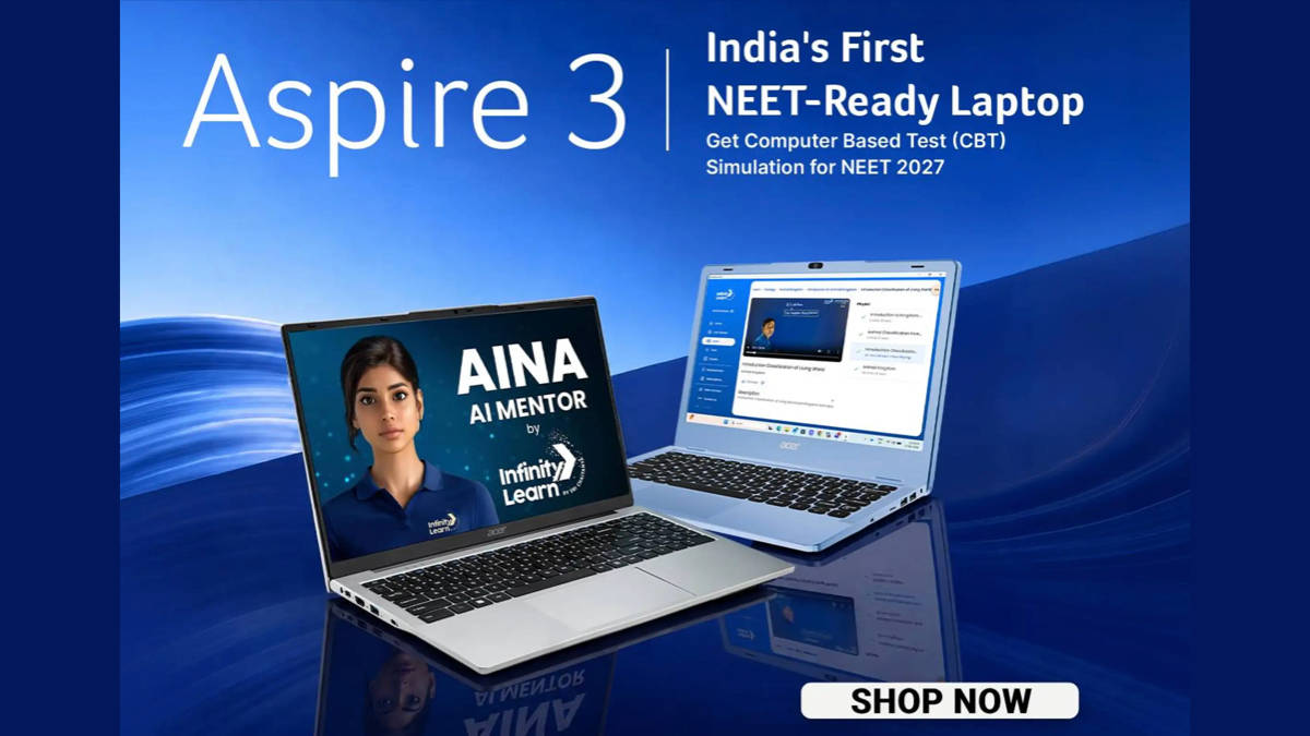 Acer, Intel and Infinity Learn launch NEET-ready laptop preloaded with study material ahead of CBT transition