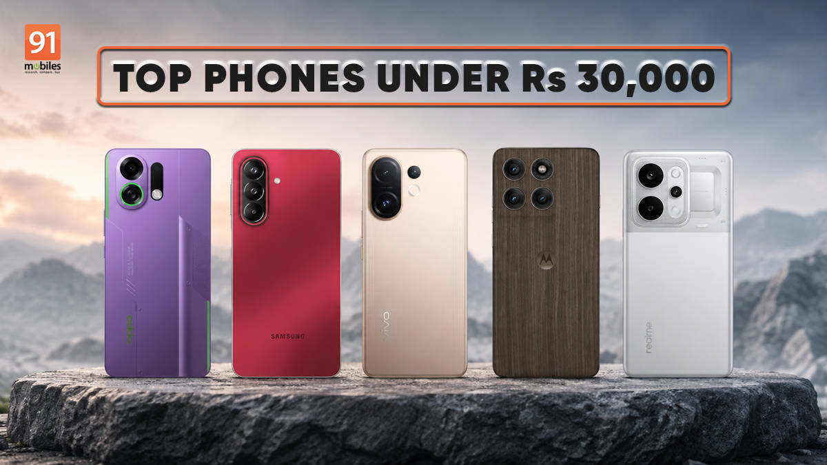 Best phones under Rs 30,000: expert picks for cameras, battery, performance, and more