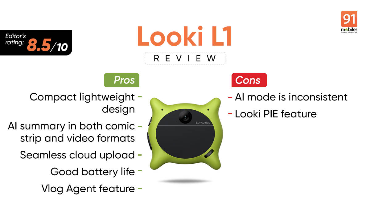Looki L1 review: AI-powered wearable that makes daily content creation easier than ever