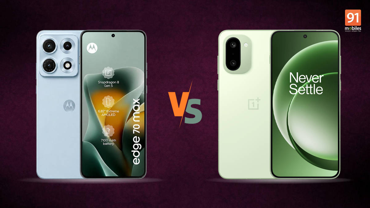 Motorola Edge 70 Max vs OnePlus 15R: which is the better performance phone under Rs 60,000?