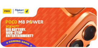 POCO M8 Power 5G India launch teased on Flipkart; big battery and orange finish hinted