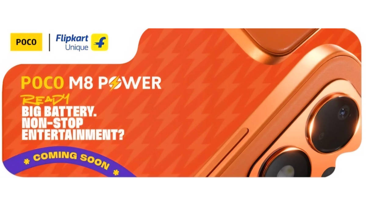 POCO M8 Power 5G India launch teased on Flipkart; big battery and orange finish hinted