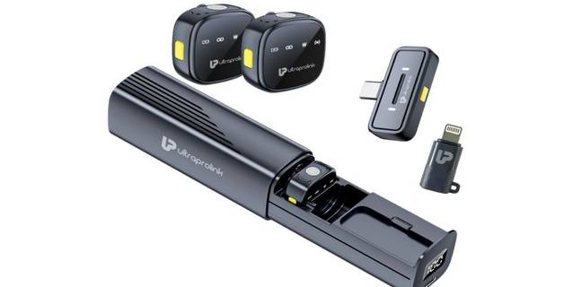 UltraProlink launches Sonic Pro UM1214 dual wireless microphones with charging case in India, priced at Rs 2,799