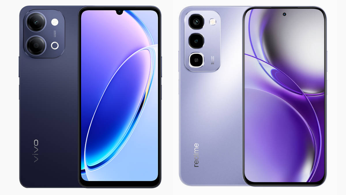 Vivo T5 Lite vs Realme P4R design