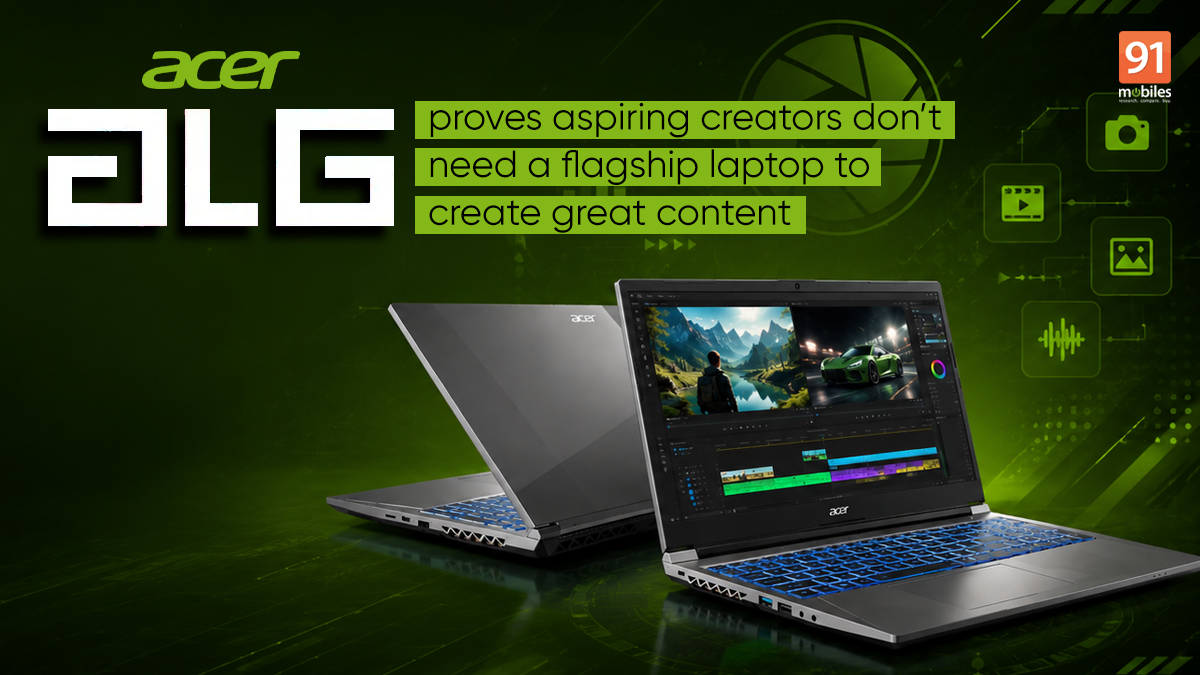 The Acer ALG proves aspiring creators don’t need a flagship laptop to create great content