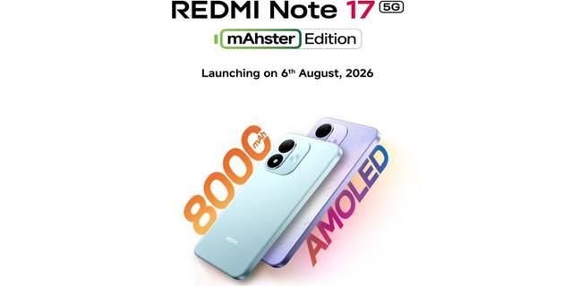 Redmi Note 17 set to launch in India on August 6th; 8,000mAh battery confirmed